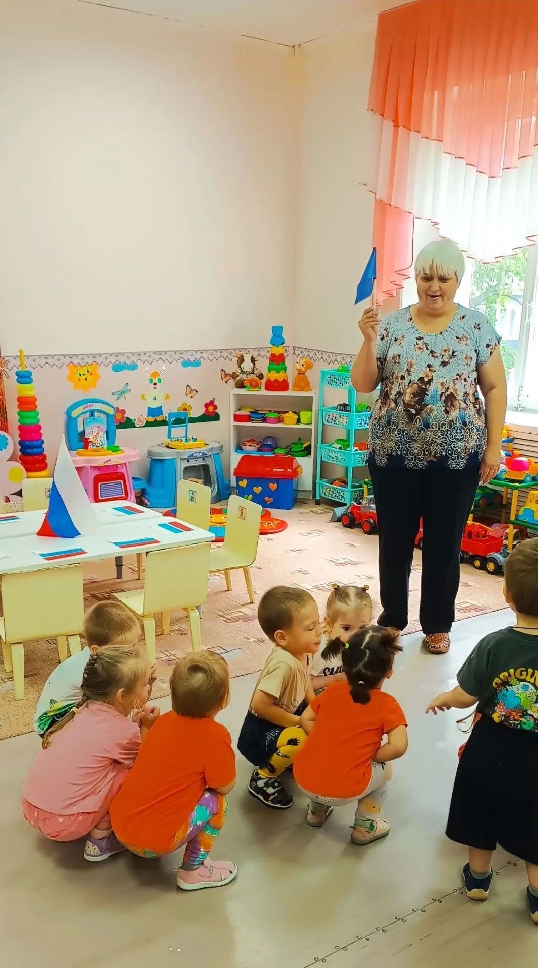 Ребята на занятии в детском саду № 17 Бугульмы