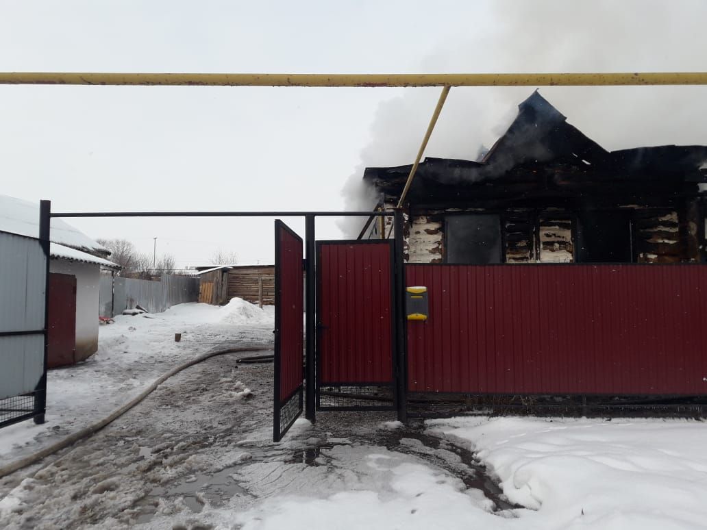 В деревне Бугульминского района сгорел дом