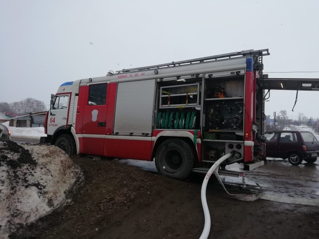 3 апреля в Бугульме, на улице Деповской произошел пожар