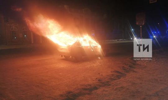 В Бугульме сегодня ночью убили азнакаевского таксиста и сожгли его авто