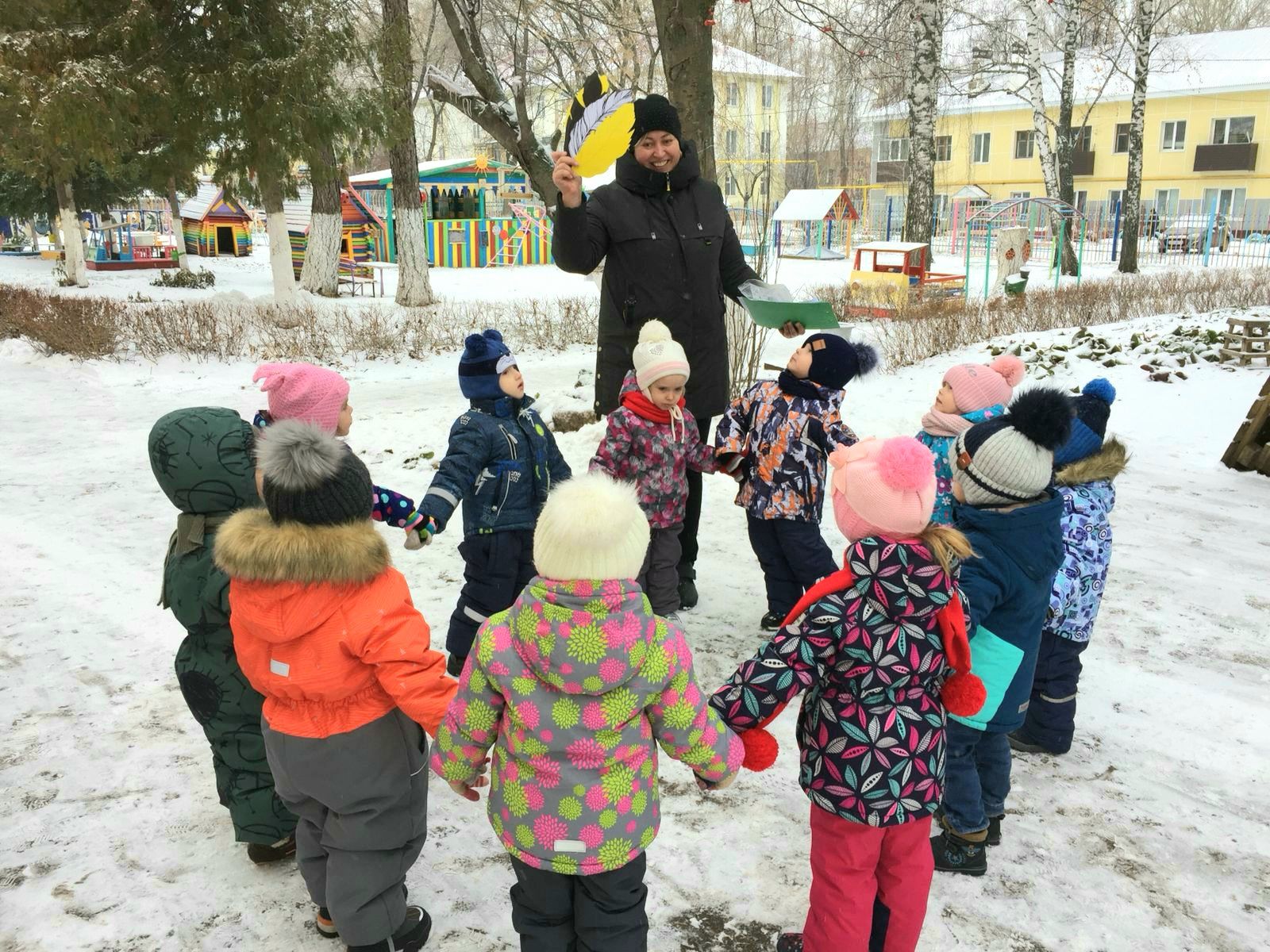 В Бугульминском детском саду организовали синичкин день