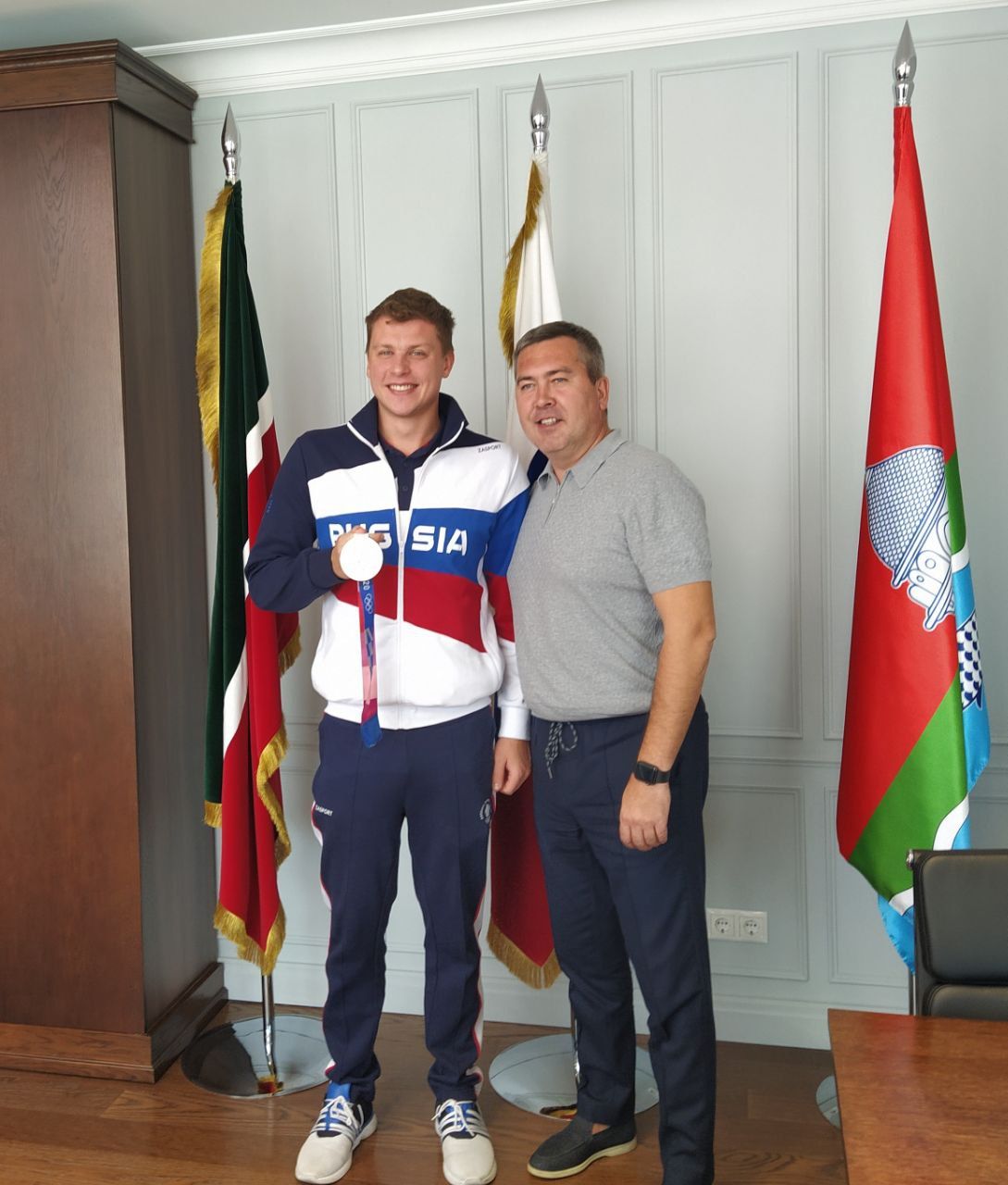Бугульму посетил Александр Красных – серебряный призер Олимпийских игр в Токио