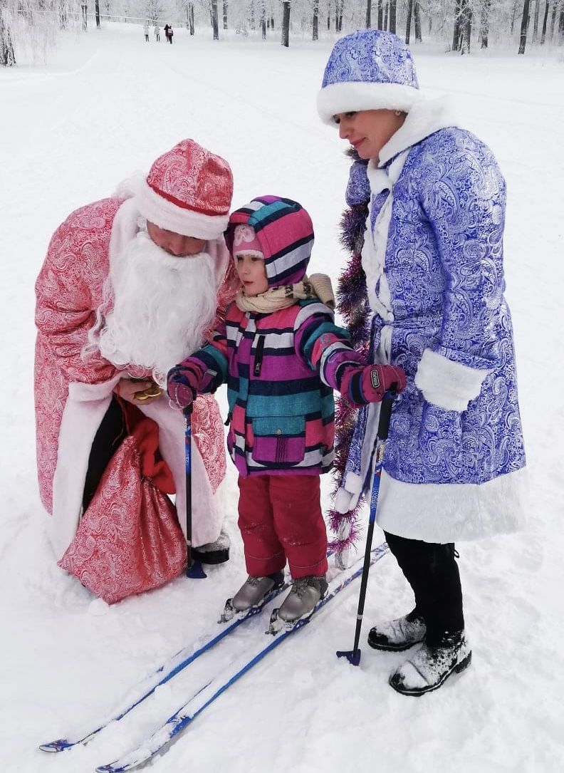 В Бугульме прошла традиционная новогодняя гонка на призы Деда Мороза