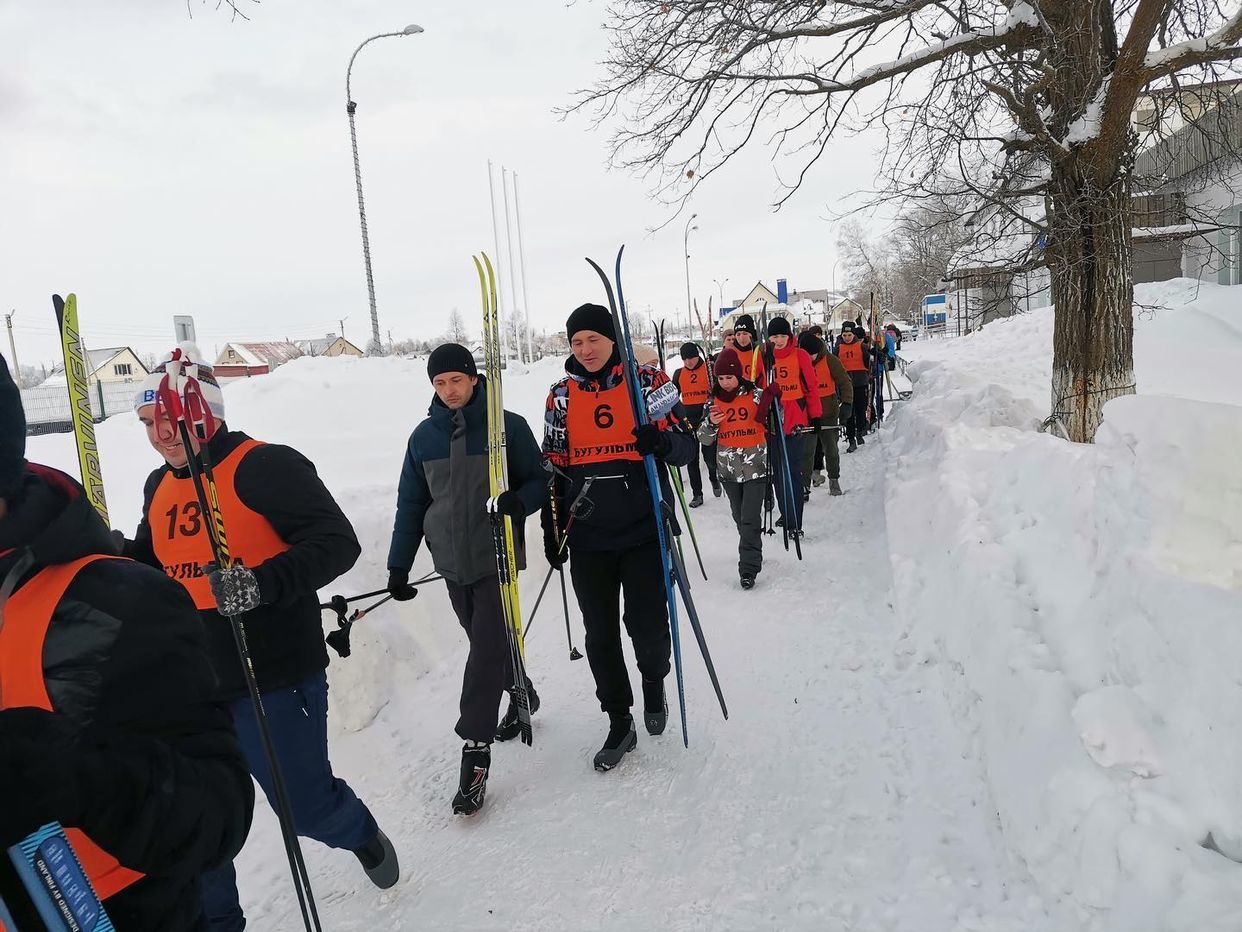 Полицейские Бугульмы провели соревнования по лыжным гонкам