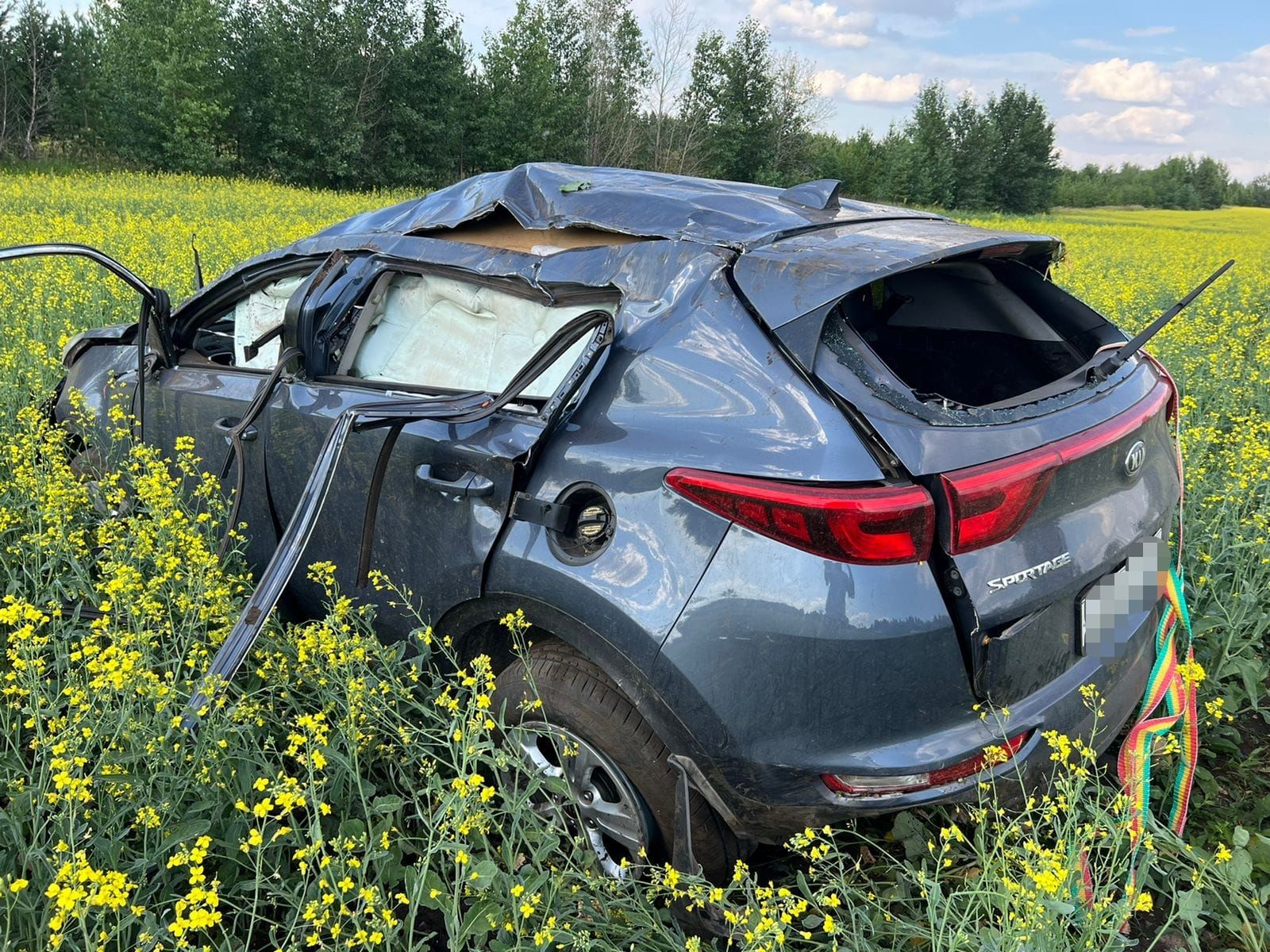 Водитель из Бугульминского района погиб в результате опрокидывания автомобиля