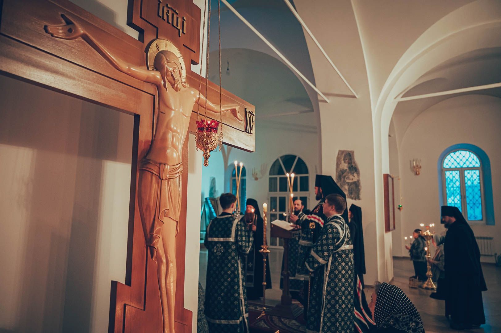 В Соборном храме Бугульмы епископ Мефодий совершил великое повечерие