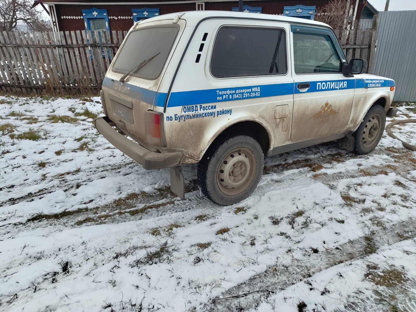 В Малой Бугульме загорелась баня