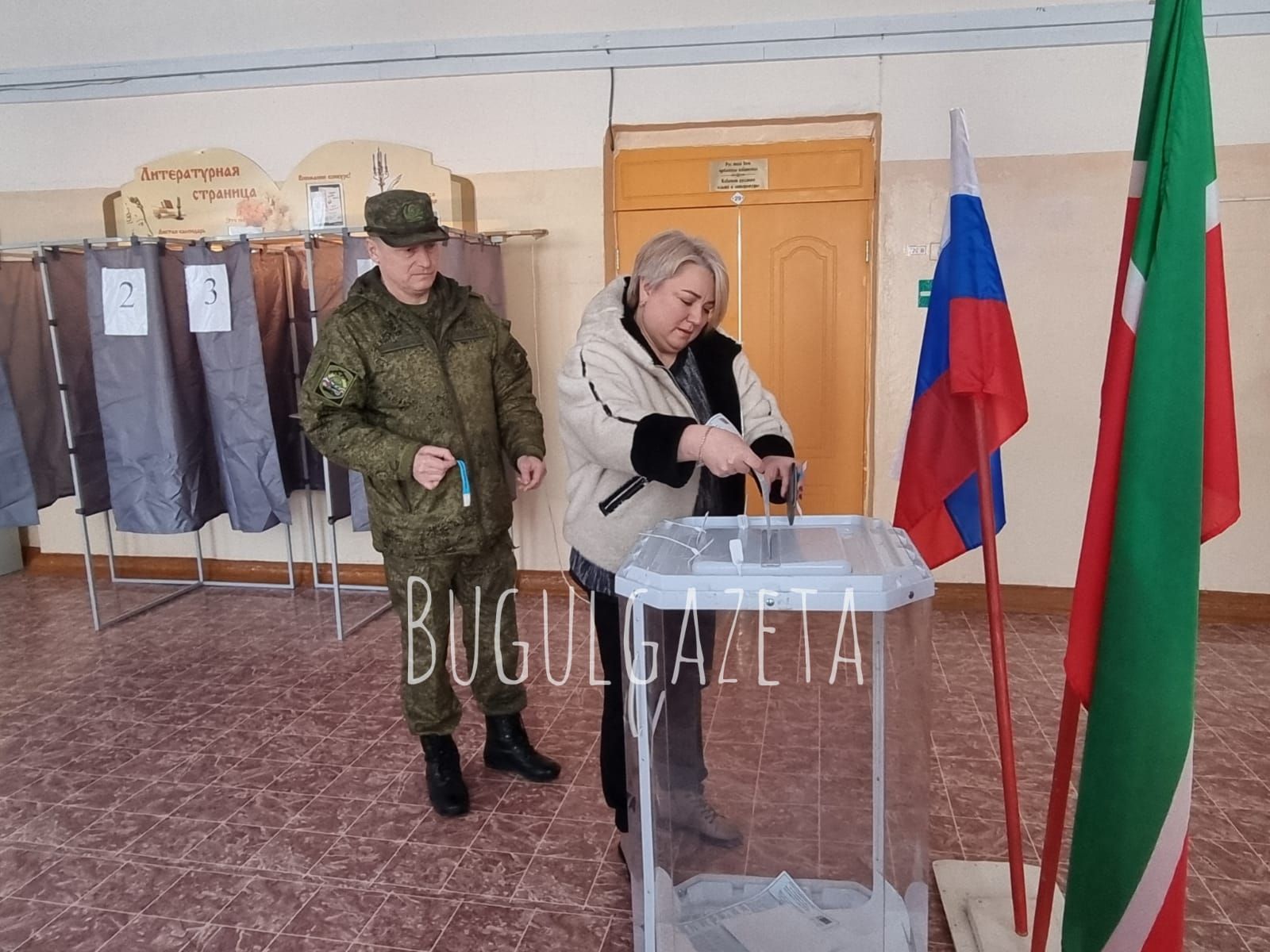 Участник СВО из Бугульмы проголосовал на выборах президента России