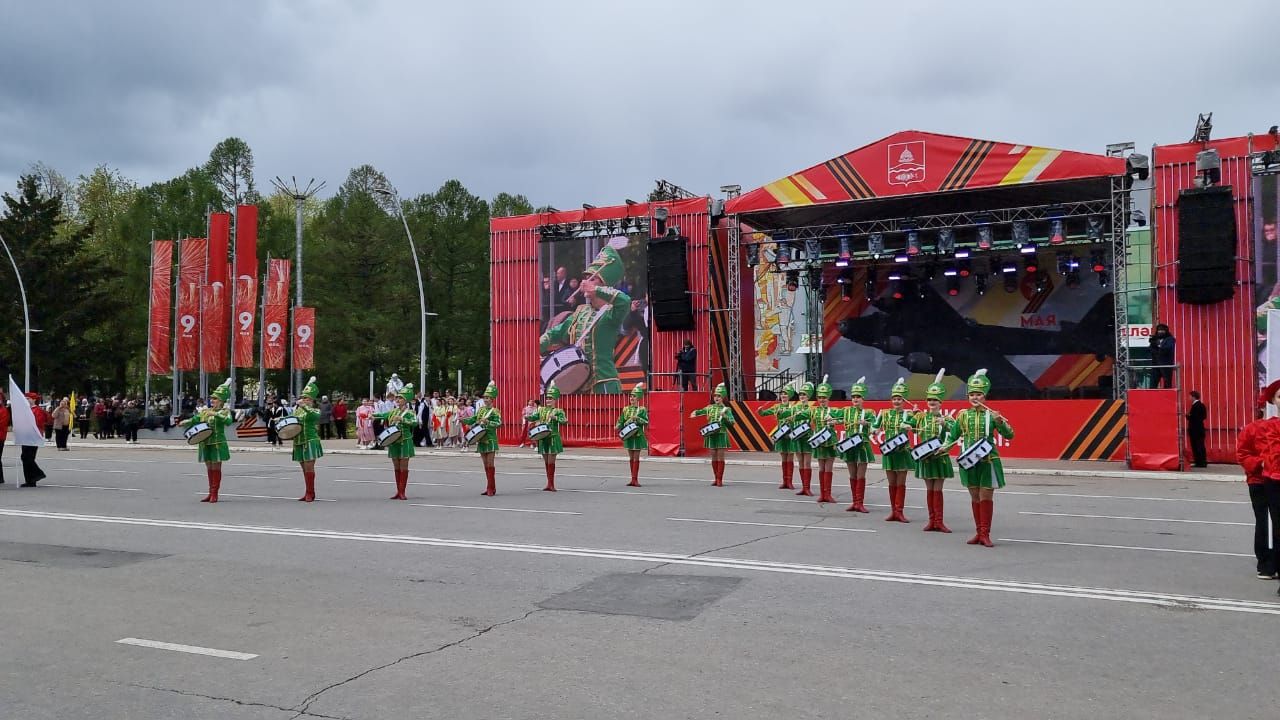 В Бугульме провели парад в честь 79-й годовщины Великой Победы