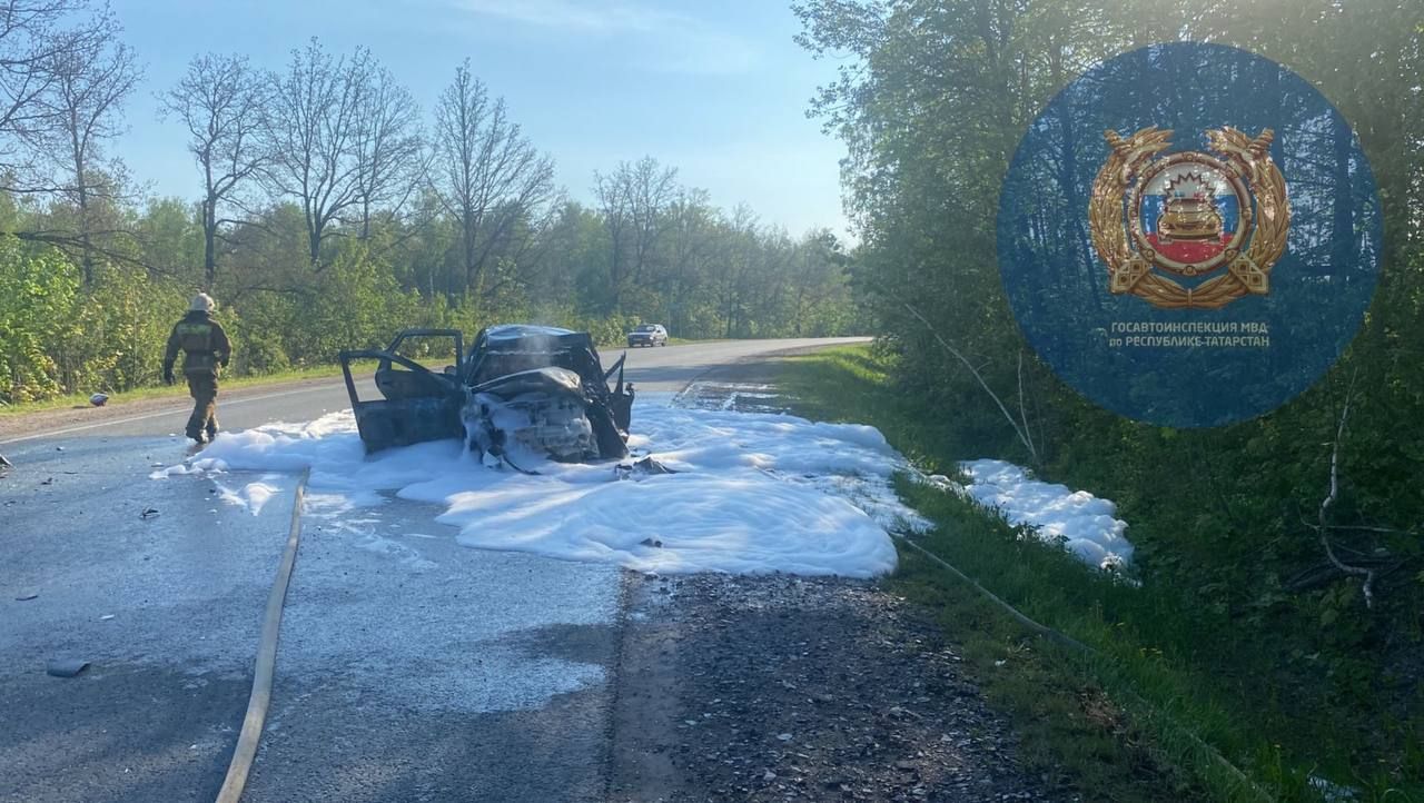 В ДТП под Бугульмой погиб водитель легковушки