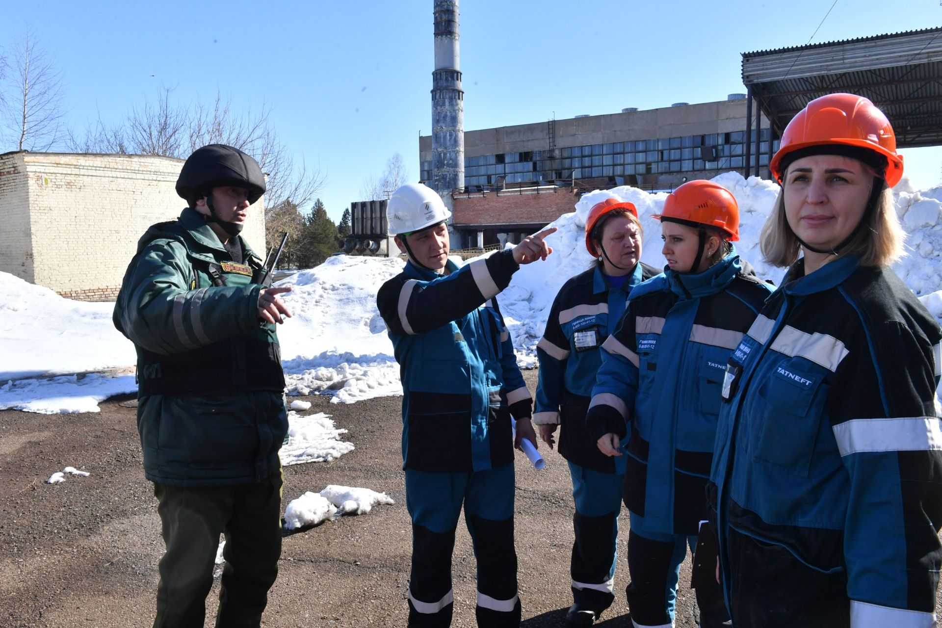 На заводе в Бугульме прошли учения