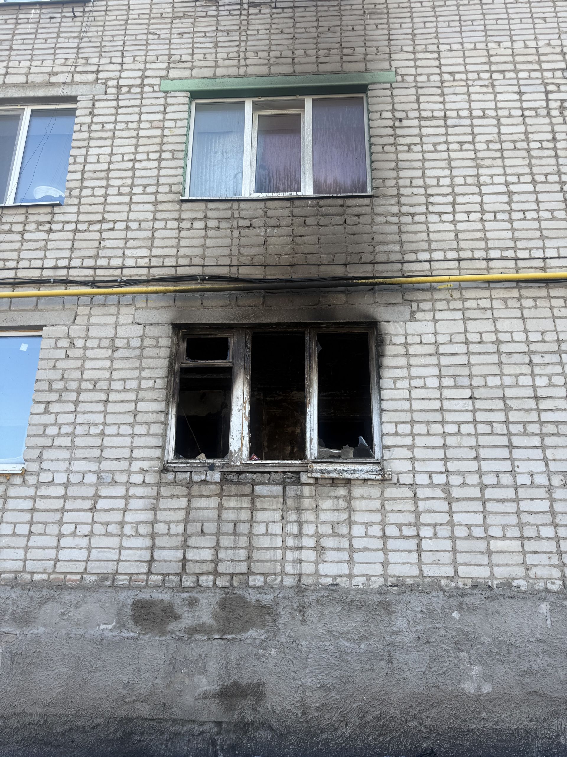 В Бугульме, на ул. Гафиатуллина, случился пожар