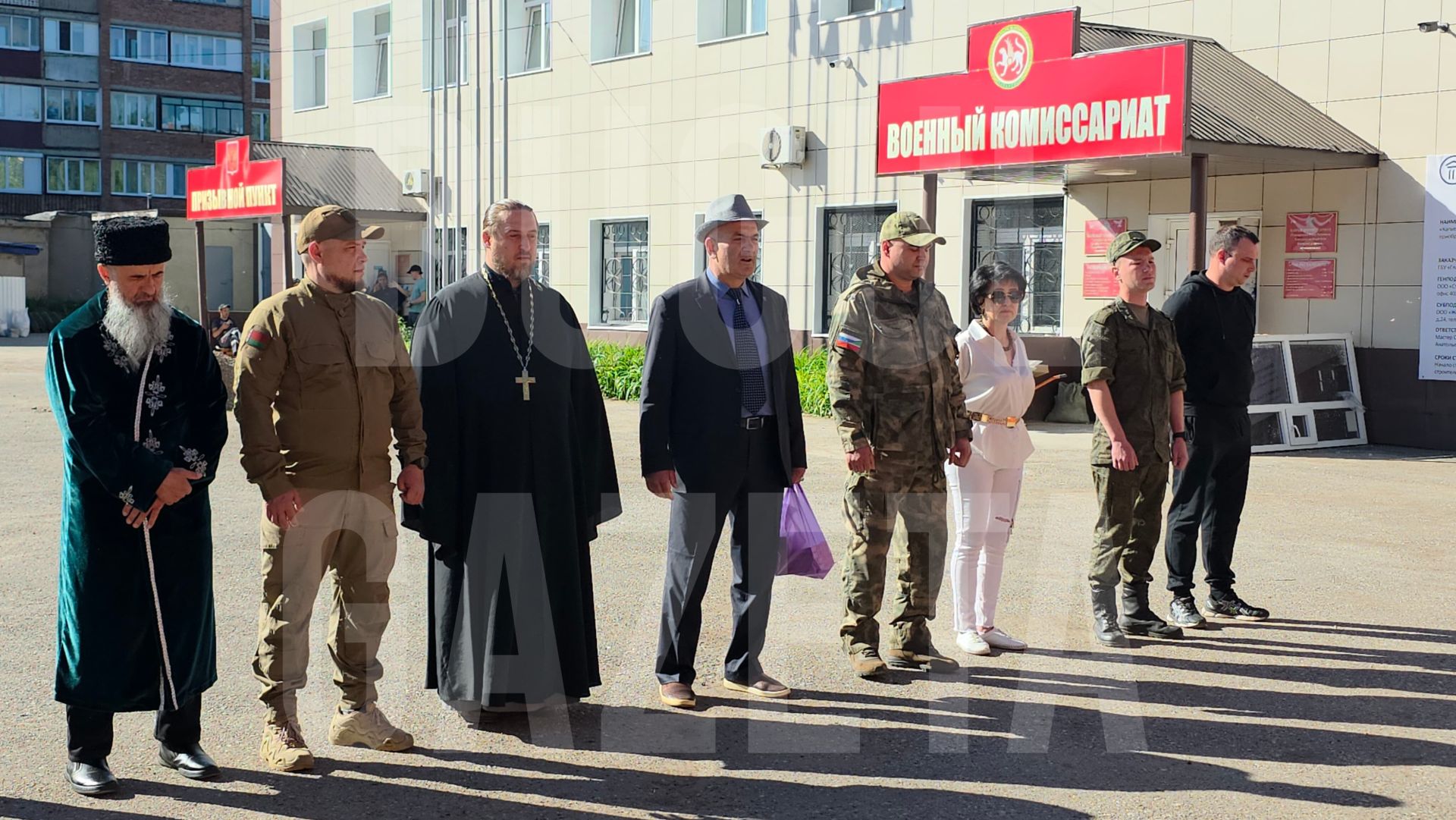 В Бугульме прошла очередная отправка контрактников