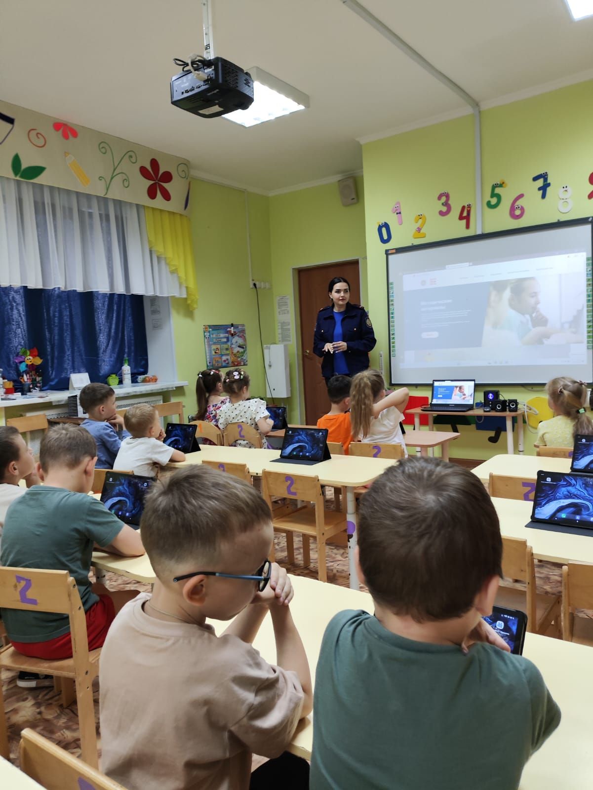 Бугульминские дошкольники посетили курсы по правилам пожарной безопасности