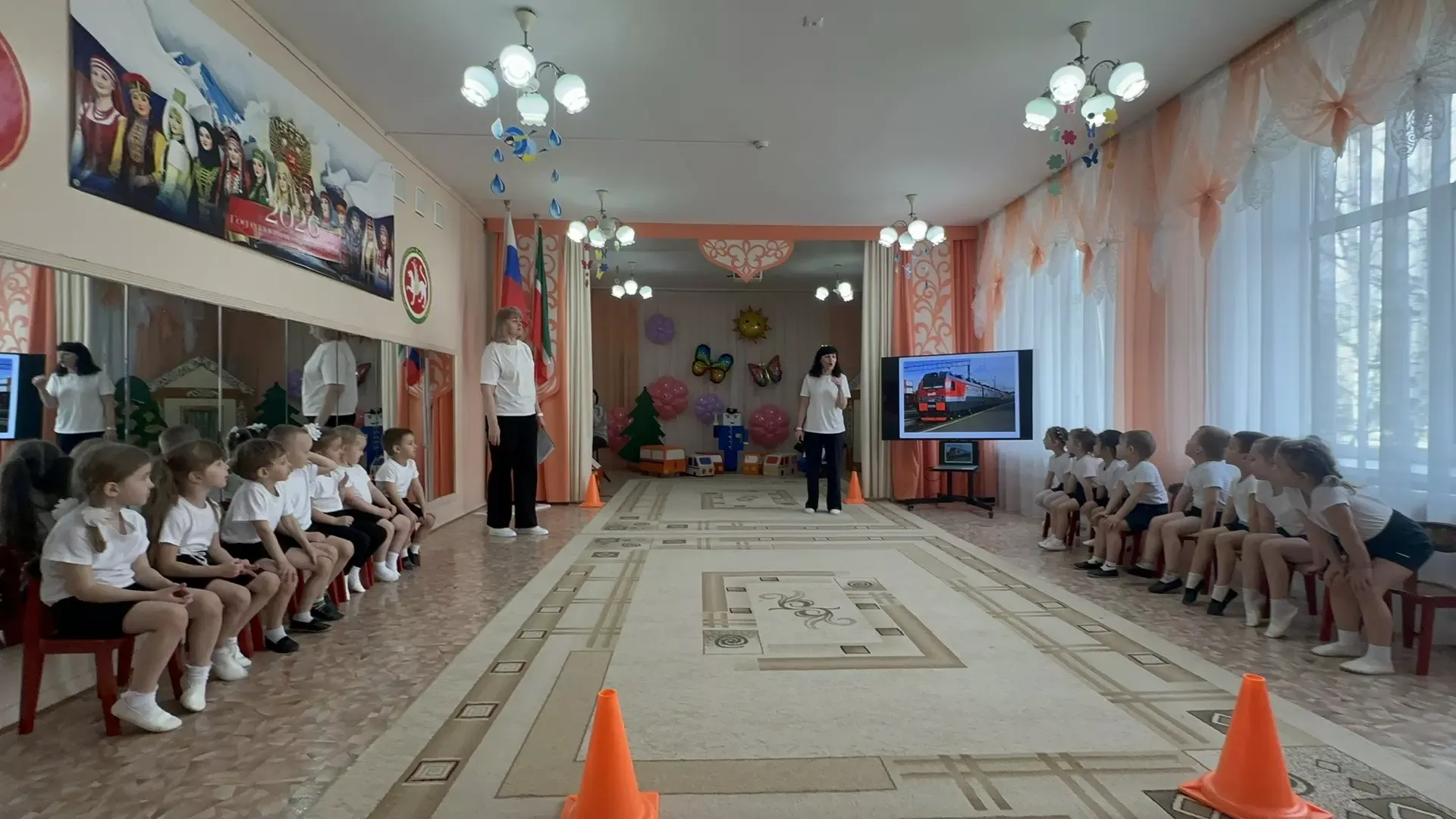 В детском саду №2 Бугульмы прошло спортивное занятие «Безопасные дороги»