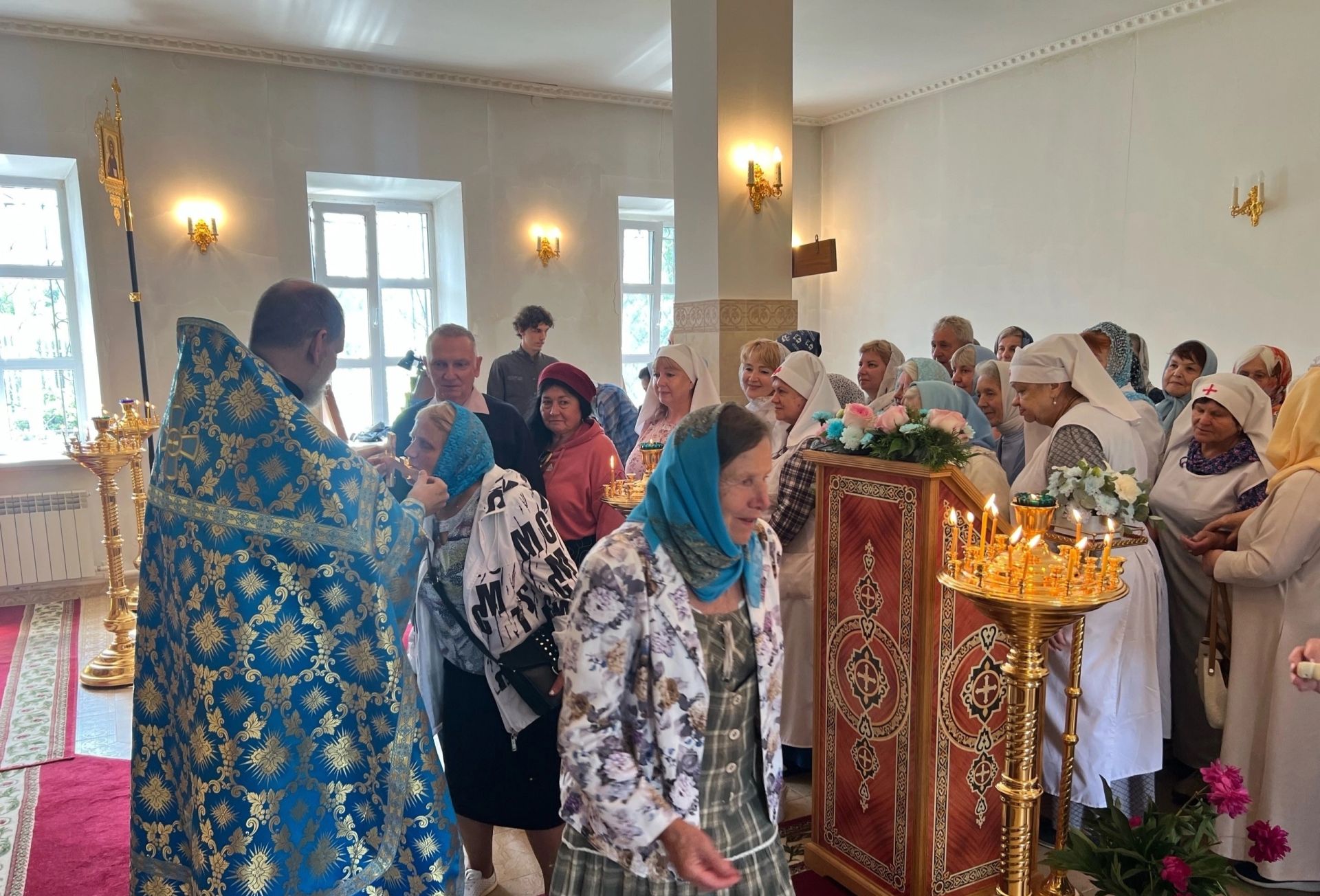 В Александро-Невском мужском монастыре села Сосновка Бугульминского района состоялась Божественная литургия