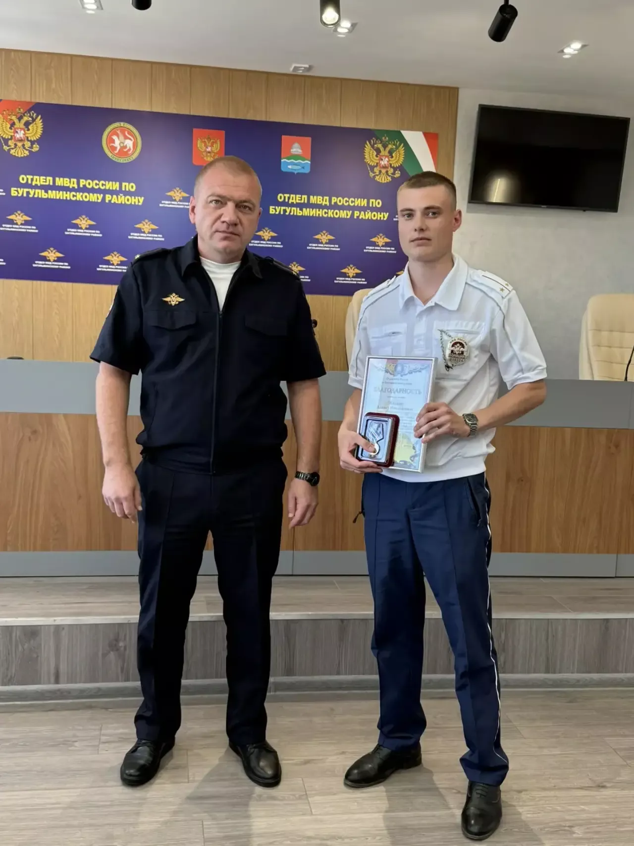 В Татарстане наградили сотрудников Госавтоинспекции