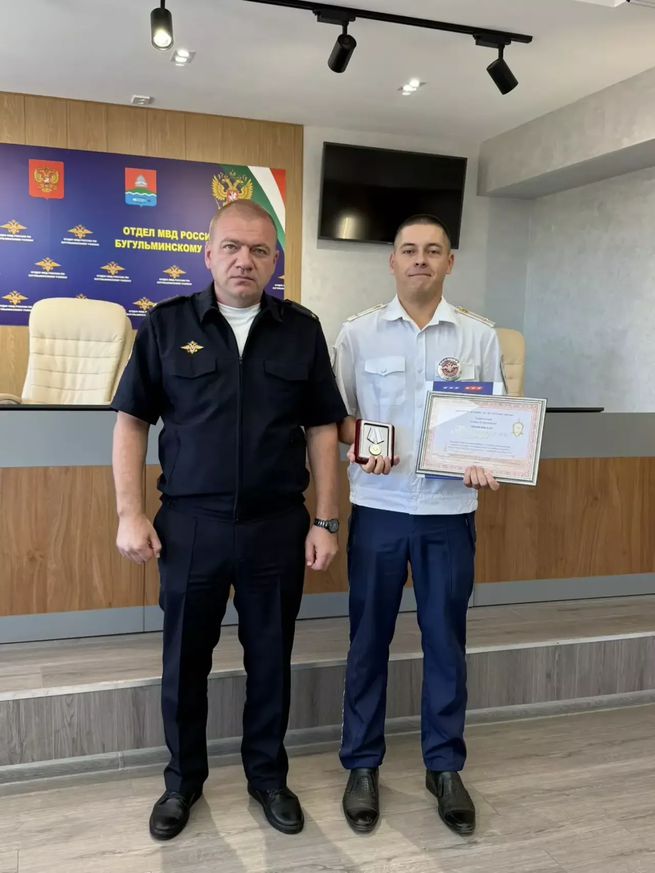 В Татарстане наградили сотрудников Госавтоинспекции