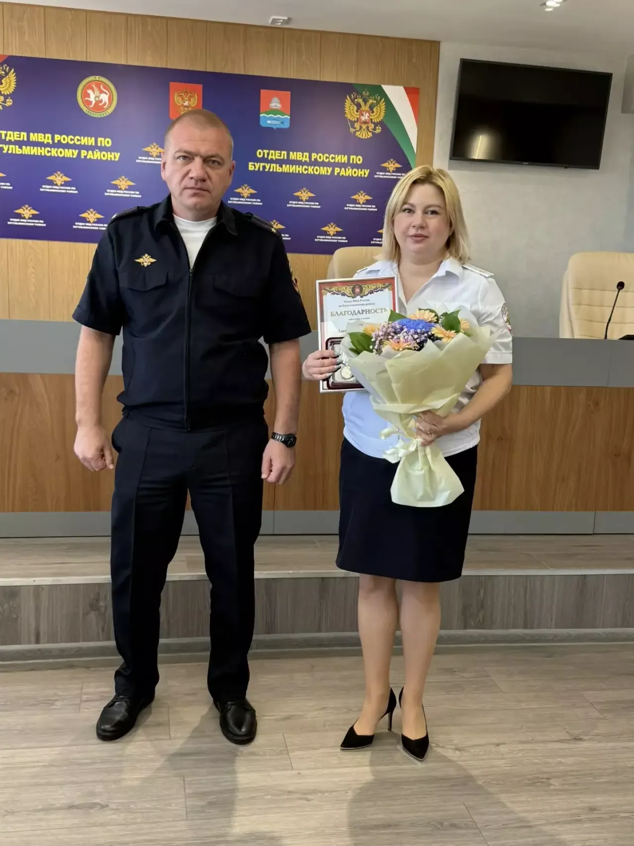 В Татарстане наградили сотрудников Госавтоинспекции