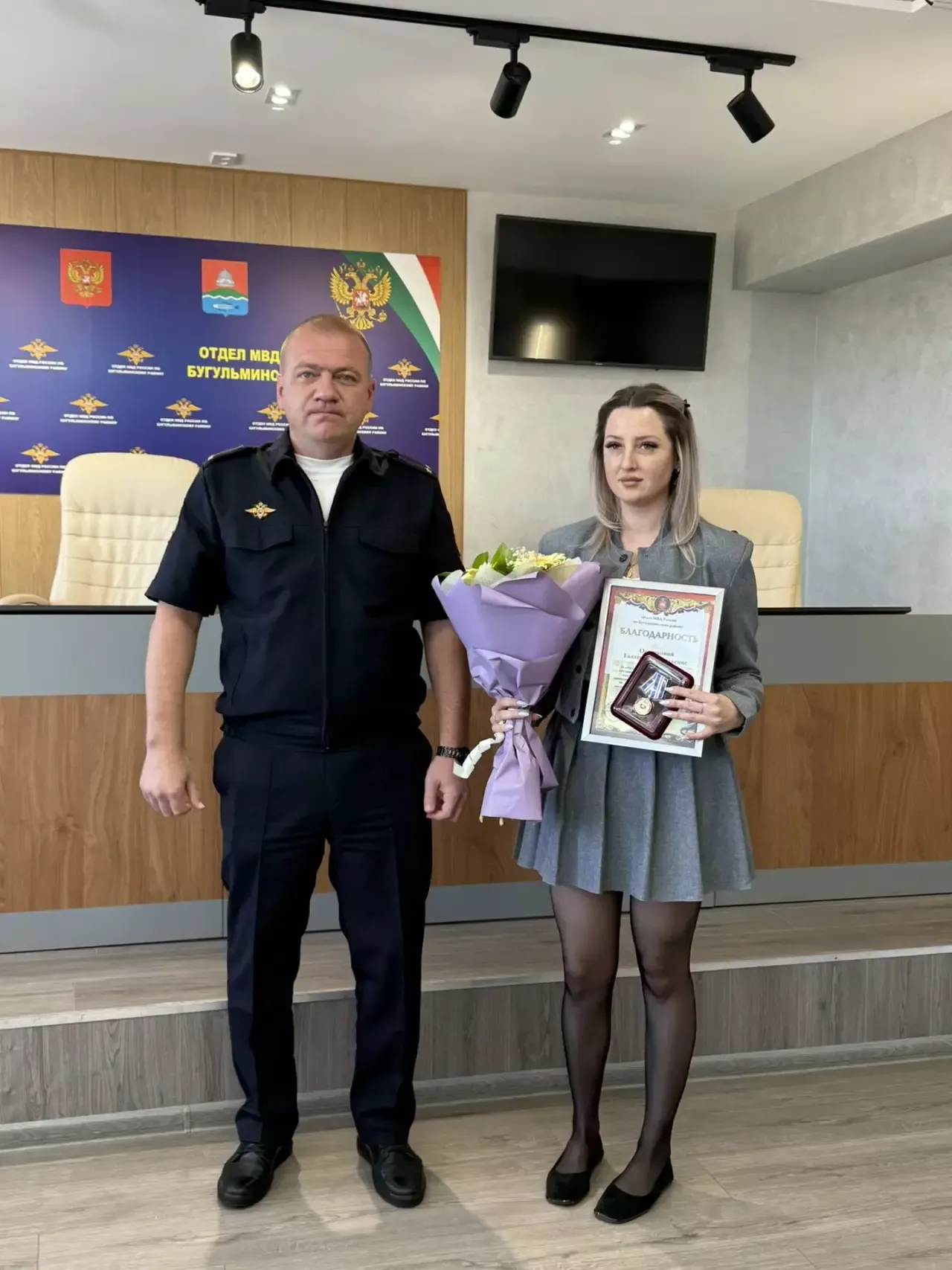 В Татарстане наградили сотрудников Госавтоинспекции