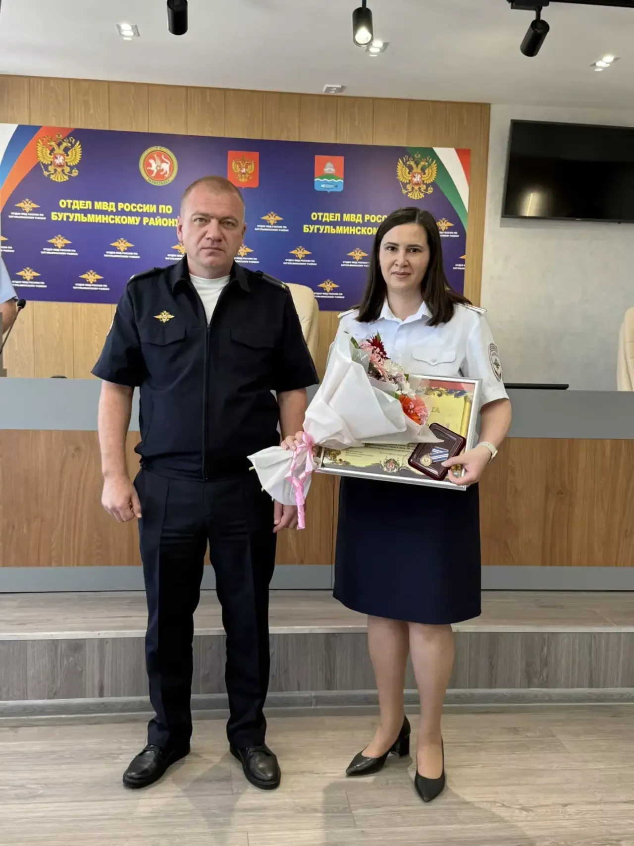 В Татарстане наградили сотрудников Госавтоинспекции