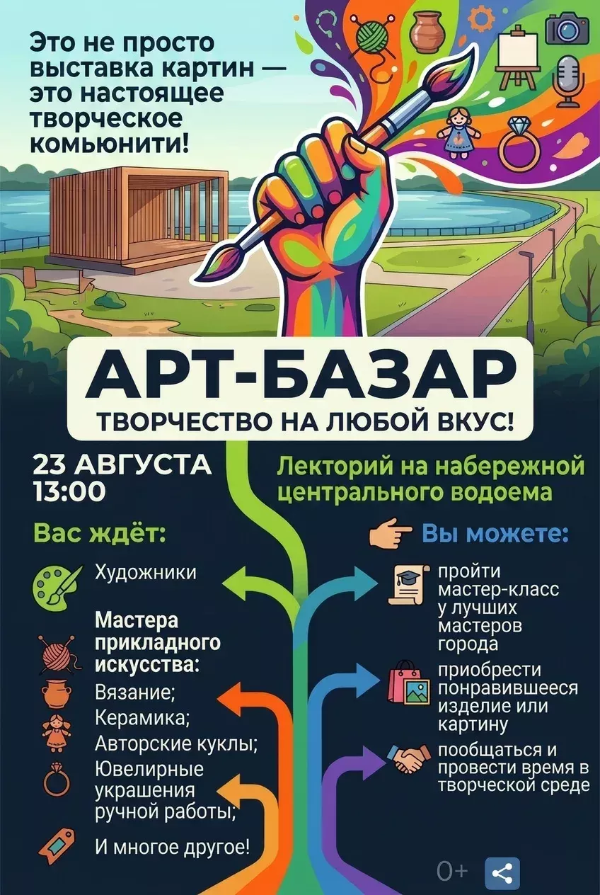 Ярмарка талантов: Арт-базар пройдет в Бугульме