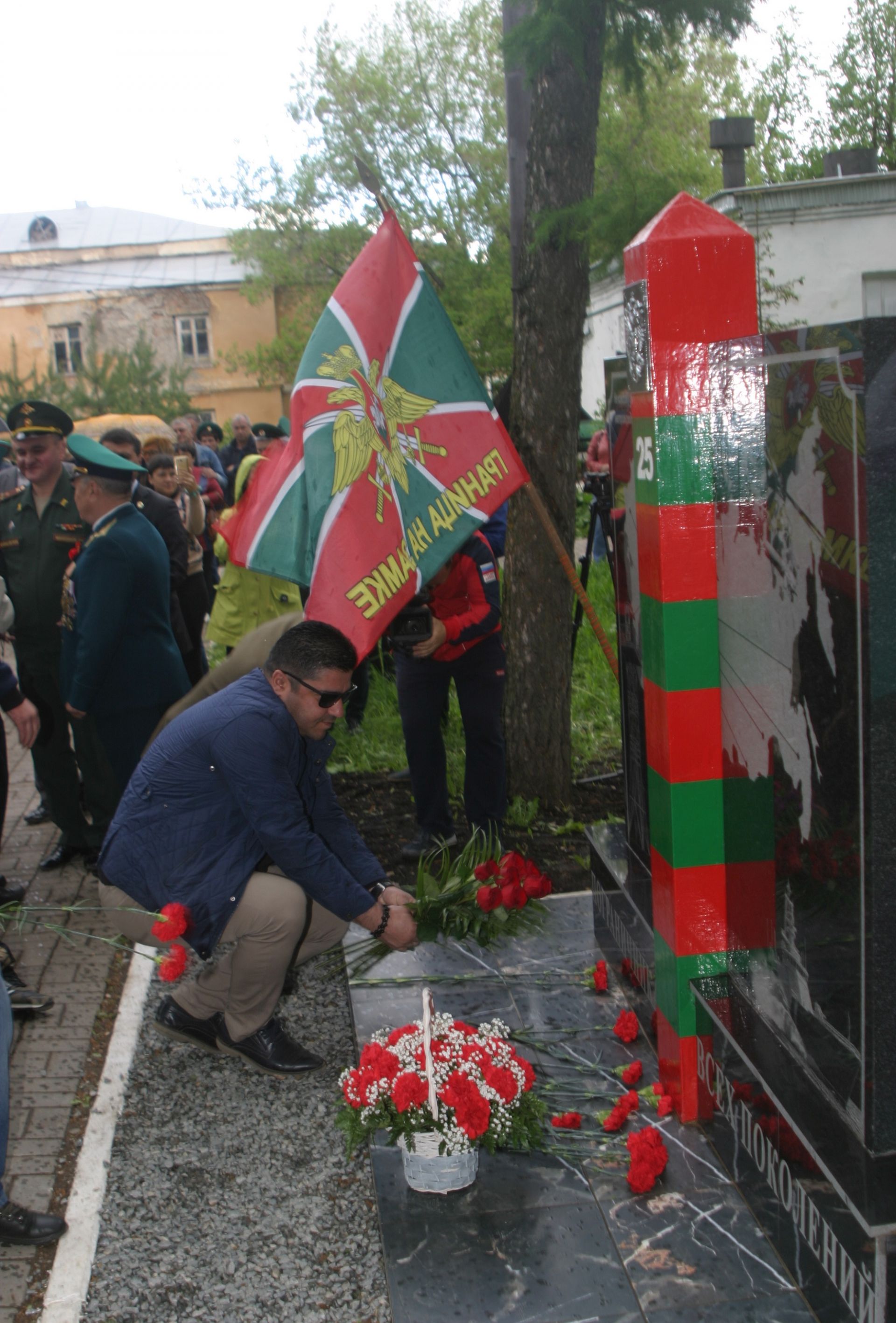 В Бугульме торжественно открыли памятник пограничникам всех поколений