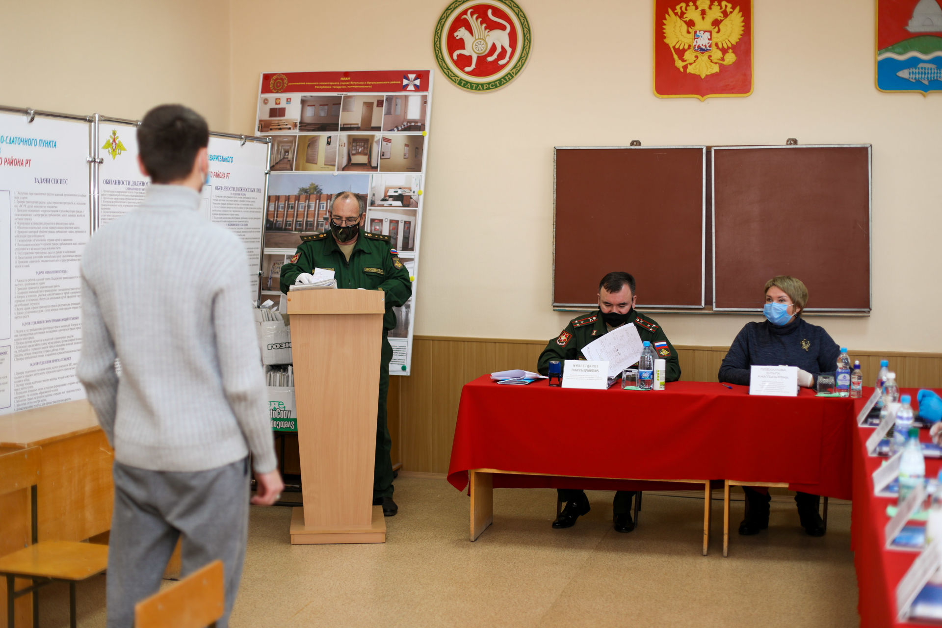 Бөгелмә хәрби комиссариатында чакырылыш комиссиясе утырышы узды
