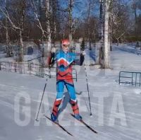 Виталий Снегирёв из Бугульмы пробежал на лыжах 108 км за 8 часов