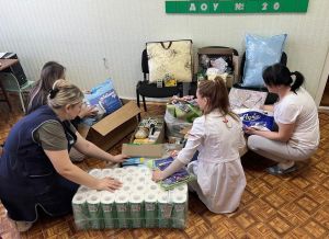 В детсаду Бугульмы собрали гумпомощь для пострадавших от паводка жителей Оренбургской области