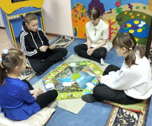 Для юных бугульминцев провели групповое коррекционное занятие