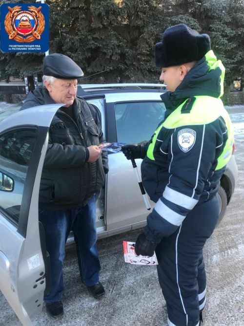 Профилактические беседы с водителями провели на дорогах Бугульмы