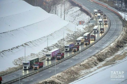 Трассу М7 в Татарстане открыли для грузовиков и автобусов