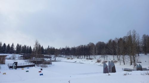 В первый день февраля в Бугульме облачно и легкий мороз
