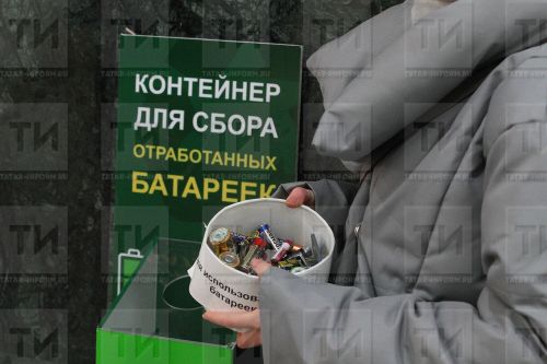 Образовательным учреждениям Татарстана за пять лет удалось собрать 166 тонн батареек
