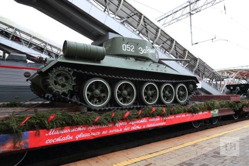 В Бугульму прибудет «Паровоз Победы» с танками