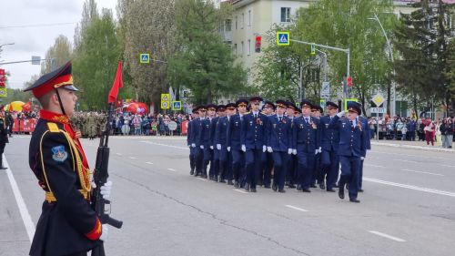 В Бугульме провели парад в честь 79-й годовщины Великой Победы