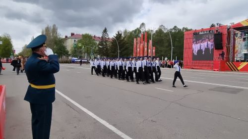 В Бугульме провели парад в честь 79-й годовщины Великой Победы