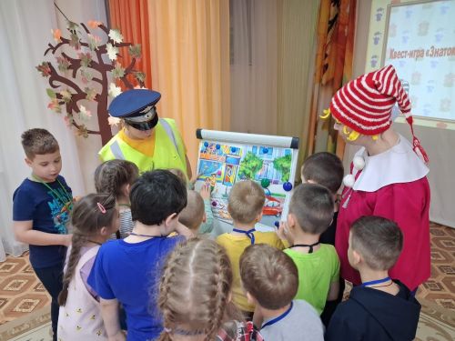 Дошкольники из Бугульмы повторили правила дорожного движения