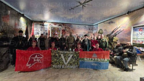 Пять новых контрактников отправились на службу из Бугульмы