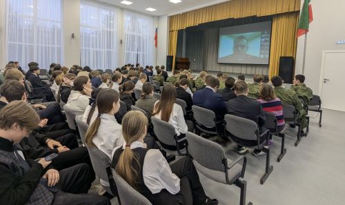 В Бугульме прошла онлайн-видеоконференция с представителем Михайловской военной артиллерийской академии