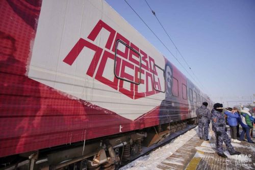 В Казани на три дня остановился «Поезд Победы»