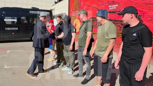 В Бугульме прошла очередная отправка контрактников