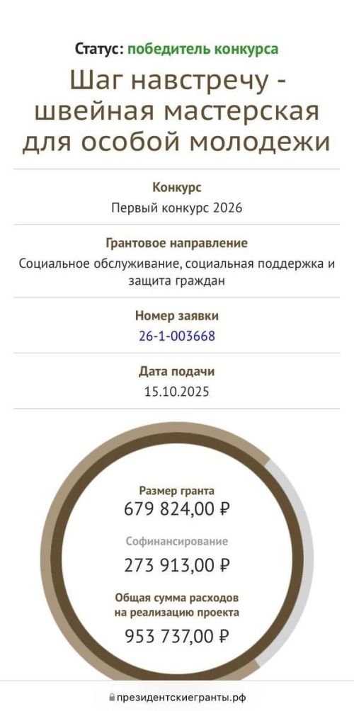 В Бугульме появится швейная мастерская для молодежи с особенностями