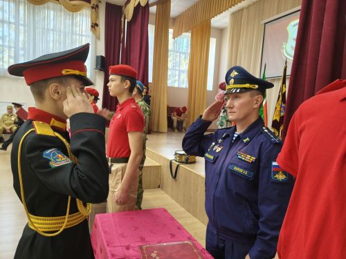 37 новобранцев произнесли слова кадетской и юнармейской клятвы в Бугульме
