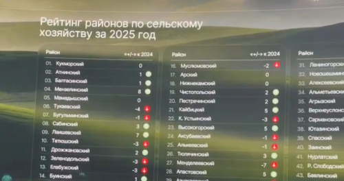 Бугульминский район занял седьмую строчку по итогам работы агропромышленного комплекса РТ