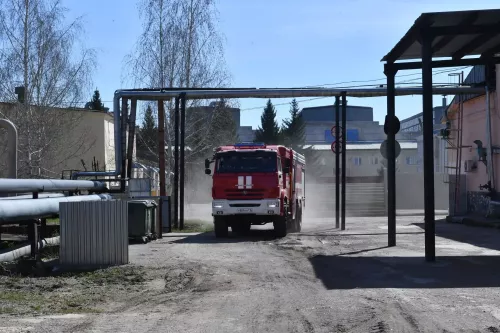 В Бугульме прошли учения по ликвидации возгорания на газораспределительном пункте БМЗ