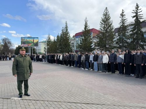 В Бугульме прошла репетиция парада в честь празднования Дня Победы
