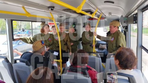 В Бугульме проедет «Поющий автобус»: пассажиры исполнят песни военных лет