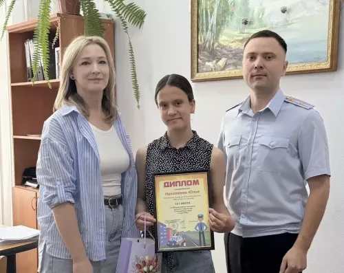 В Бугульме наградили победительницу конкурса «Полицейский Дядя Степа»